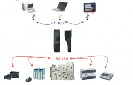 DELTA ELECTRONICS выпустила компактный преобразователь интерфейсов USB/RS485 VFD-USB01